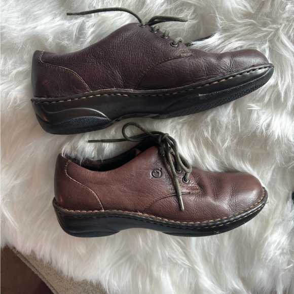 Born Women’s Brown Leather Oxford Shoes size 8 - Picture 5 of 16
